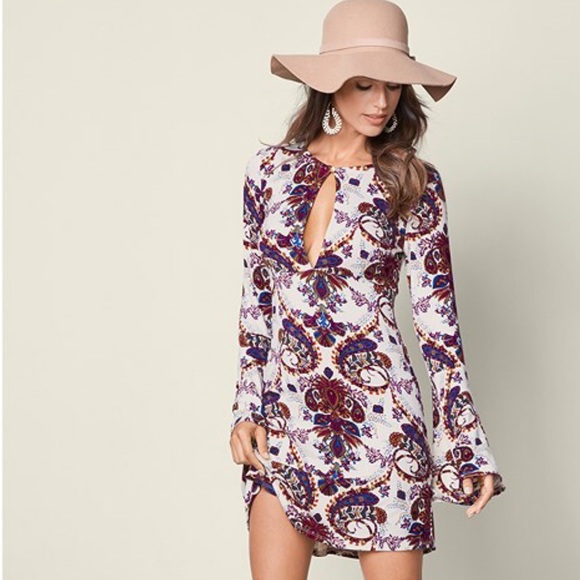 Twice Chic Boutique Dresses & Skirts - 🍁SOLD🆕STELLA BOHOBLISS BELLSLEEVED DRESS NEW🍁